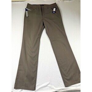 Bandolino Samantha Womens Straight Leg Jeans Gray Stretch Low Rise Size 12 813